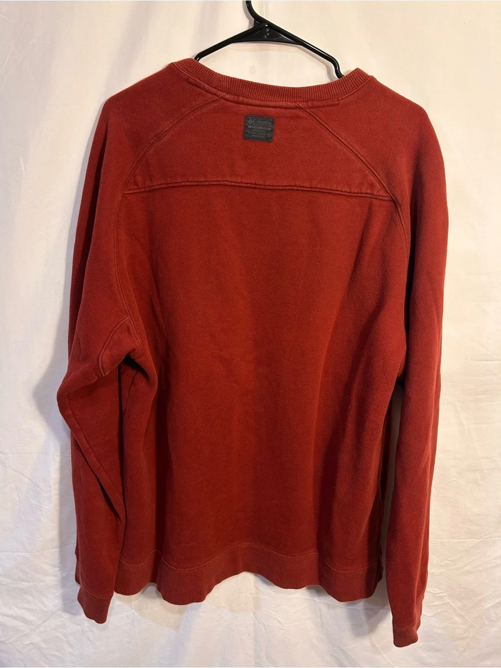 Columbia Men's Rust-Red Crewneck Pullover